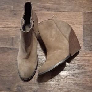 Tan Suede Ankle Boots